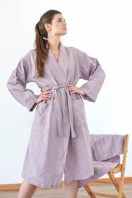 Халаты, Пижамы и Модные  льняные аксессуары